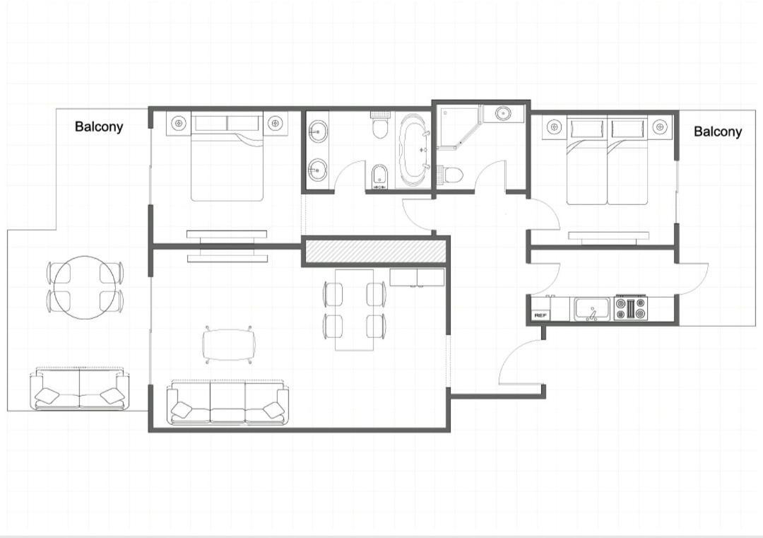 Medina De Banus Marbella Apartment Ruang foto